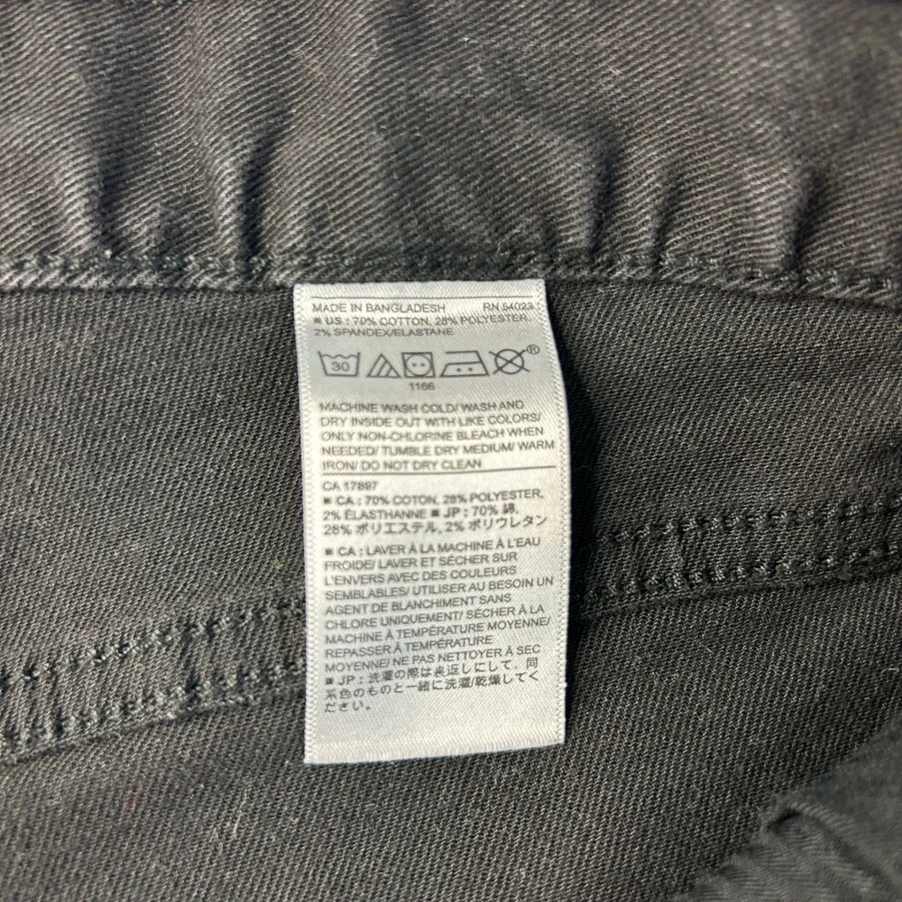 Banana Republic Slim Fit Jeans Mens 33x32 Faded Black Denim Pants